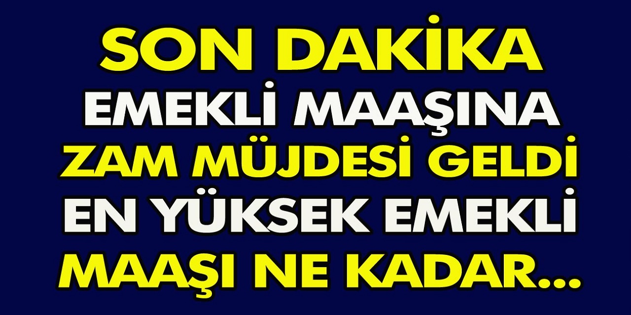 Erdoğan Duyurdu! Son Dakika en düşük memur ve emekli maaşları belli oldu...